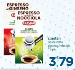 Bravo Casa Cialde caffè ginseng/nocciola Crastan offerta