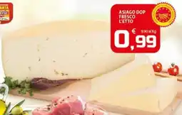 SpesaPiù Supermercati Asiago DOP Fresco offerta