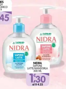 Le Delizie del Sud Nidra Sapone Latte/Mandorla offerta