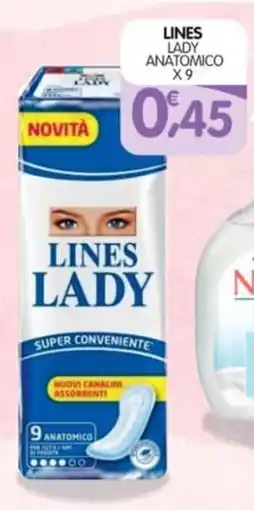 Le Delizie del Sud Lines Lady anatomico offerta