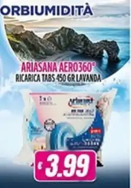 Vitulano Drugstore Ariasana Aero360 ricarica tabs lavanda offerta