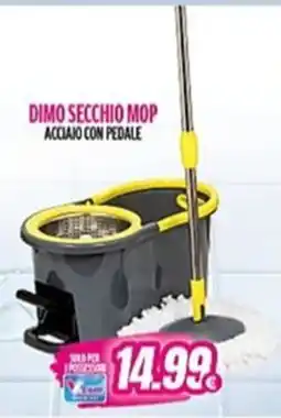 Vitulano Drugstore Dimo secchio mop acciaio con pedale offerta