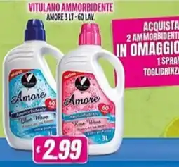 Vitulano Drugstore Vitulano ammorbidente amore offerta