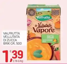 Carni e Affini Supermercati Valfrutta vellutata di zucca offerta