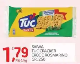 Carni e Affini Supermercati Tuc cracker erbe e rosmarino offerta