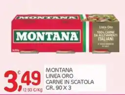 Carni e Affini Supermercati Montana Linea Oro carne in scatola offerta