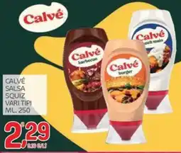 Carni e Affini Supermercati Calvé salsa squiz vari tipi offerta