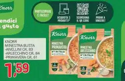Carni e Affini Supermercati Knorr minestra busta offerta