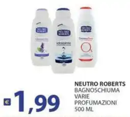 Supermercati Bruscoli Neutro Roberts bagnoschiuma offerta