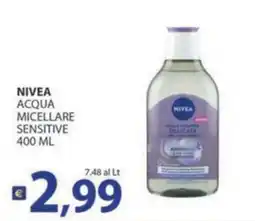 Supermercati Bruscoli Nivea acqua micellare sensitive offerta