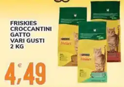 Supermercati Bruscoli Friskies croccantini gatto offerta