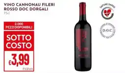 Pan Vino Cannonau Fileri Rosso Doc Dorgali offerta