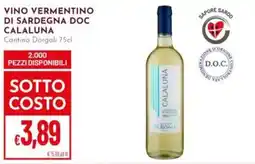 Pan Vino Vermentino di Sardegna DOC Calaluna offerta