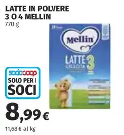 Coop Superstore Latte in polvere Mellin 3 offerta