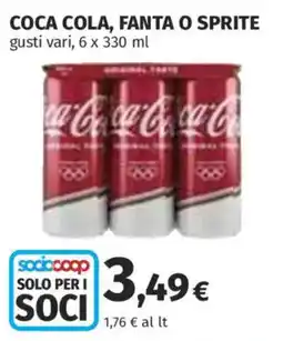 Coop Superstore Coca Cola, Fanta o Sprite offerta