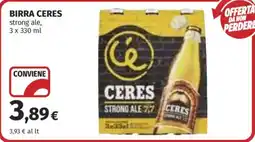 Coop Superstore Birra Ceres strong ale offerta