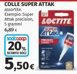 Coop Superstore Loctite Super Attak offerta