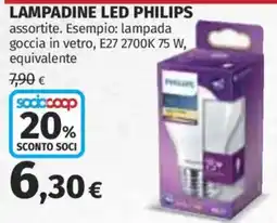 Coop Superstore Lampadine led Philips offerta