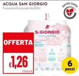 Pan Acqua San Giorgio offerta