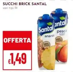 Pan Succhi brick Santal offerta
