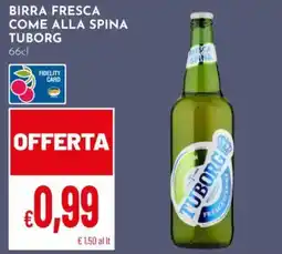 Pan Birra fresca come alla spina Tuborg offerta