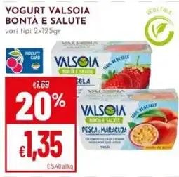 Pan Yogurt Valsoia Bontà e Salute offerta