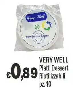 Primo Prezzo Very Well Piatti Dessert offerta