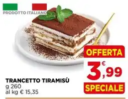 Gran mercato Trancetto Tiramisù offerta