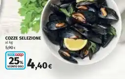 Coop Superstore Cozze selezione offerta