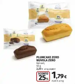 Coop Superstore Plumcake zero nuvola zero offerta