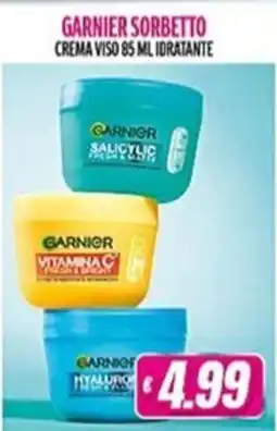 Vitulano Drugstore Garnier sorbetto crema viso offerta