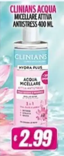 Vitulano Drugstore Clinians acqua micellare attiva antistress offerta