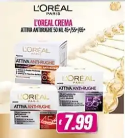 Vitulano Drugstore L'Oréal crema attiva antirughe offerta