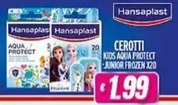 Vitulano Drugstore Hansaplast Cerotti Kids Aqua Protect Junior Frozen X20 offerta