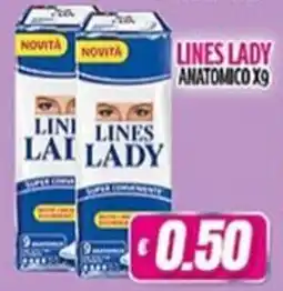 Vitulano Drugstore Lines Lady anatomico offerta