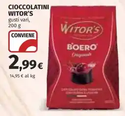 Coop Superstore Cioccolatini Witor's offerta