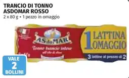 Coop Superstore Trancio di tonno Asdomar rosso offerta
