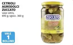 Coop Superstore Cetrioli agrodolci Zuccato offerta