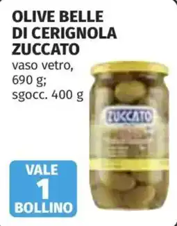 Coop Superstore Olive belle di Cerignola Zuccato offerta