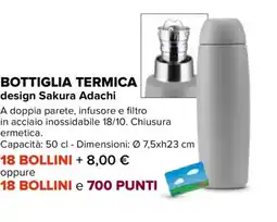 Unicoop Bottiglia termica design Sakura Adachi offerta