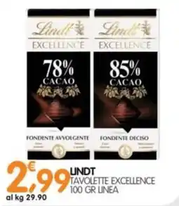 Le Delizie del Sud Lindt Tavolette Excellence offerta