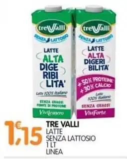 Le Delizie del Sud Tre Valli latte senza lattosio offerta