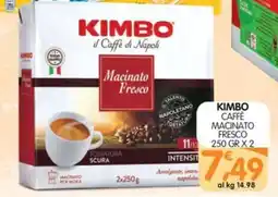Le Delizie del Sud Kimbo caffè macinato fresco offerta