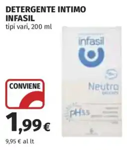 Coop Superstore Detergente intimo infasil offerta