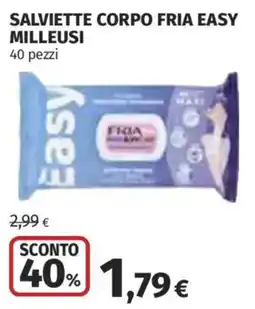 Coop Superstore Salviette corpo fria easy milleusi offerta