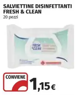 Coop Superstore Salviettine disinfettanti Fresh & Clean offerta