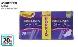 Coop Superstore Assorbenti Lines Seta offerta