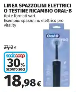 Coop Superstore Spazzolino elettrico Oral-B Pro Vitality offerta