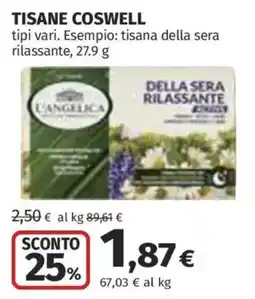 Coop Superstore Tisane Coswell offerta