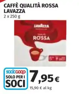 Coop Superstore Caffè qualità rossa Lavazza offerta